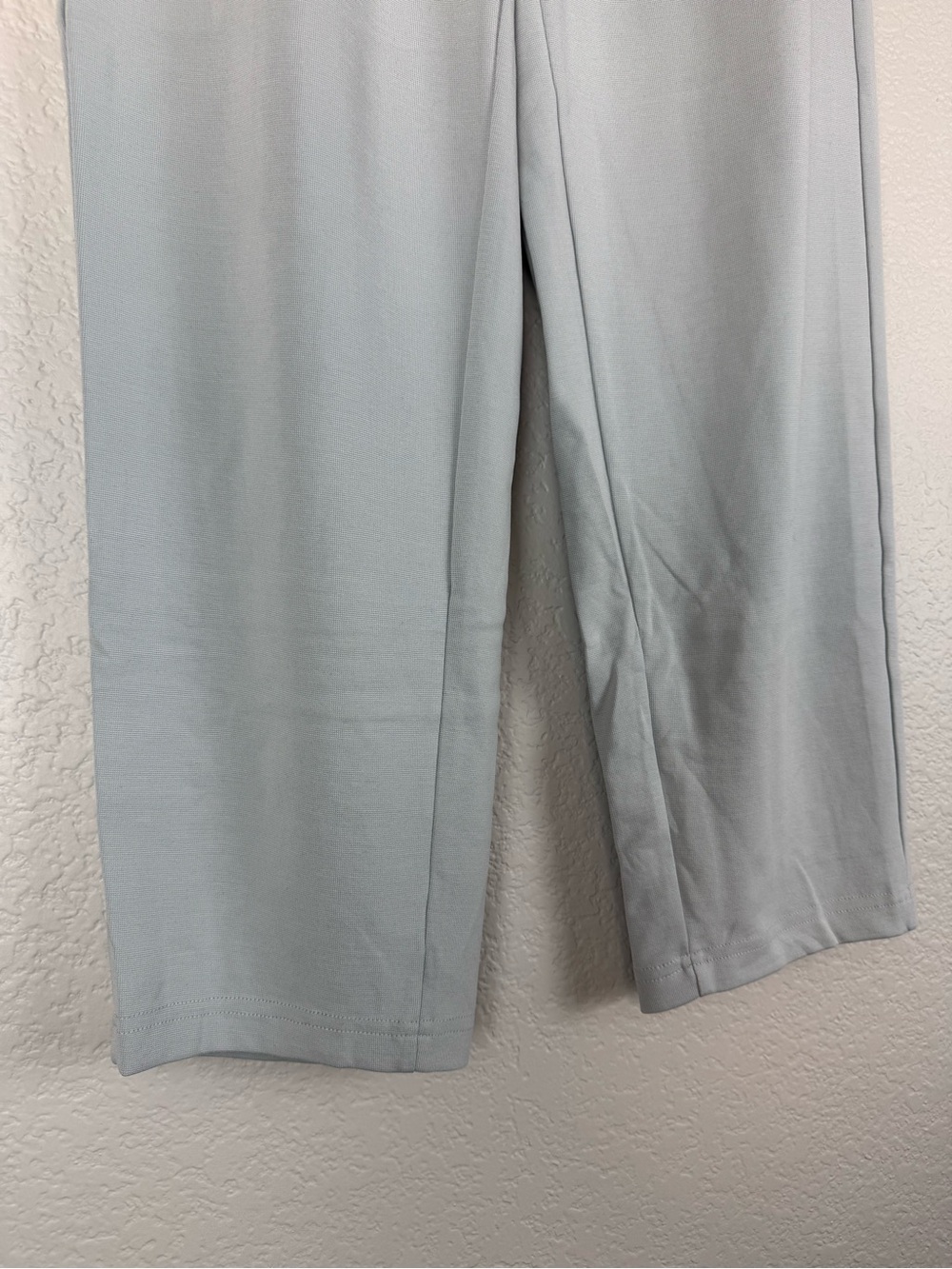OGL Sandwashed Smoke Blue Mid Rise Tapered Pants with Pockets - Picture 9 of 13